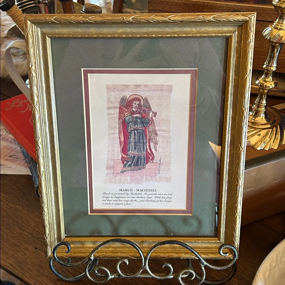 Framed Art Print of Archangel Machidiel - Picture 3 of 6